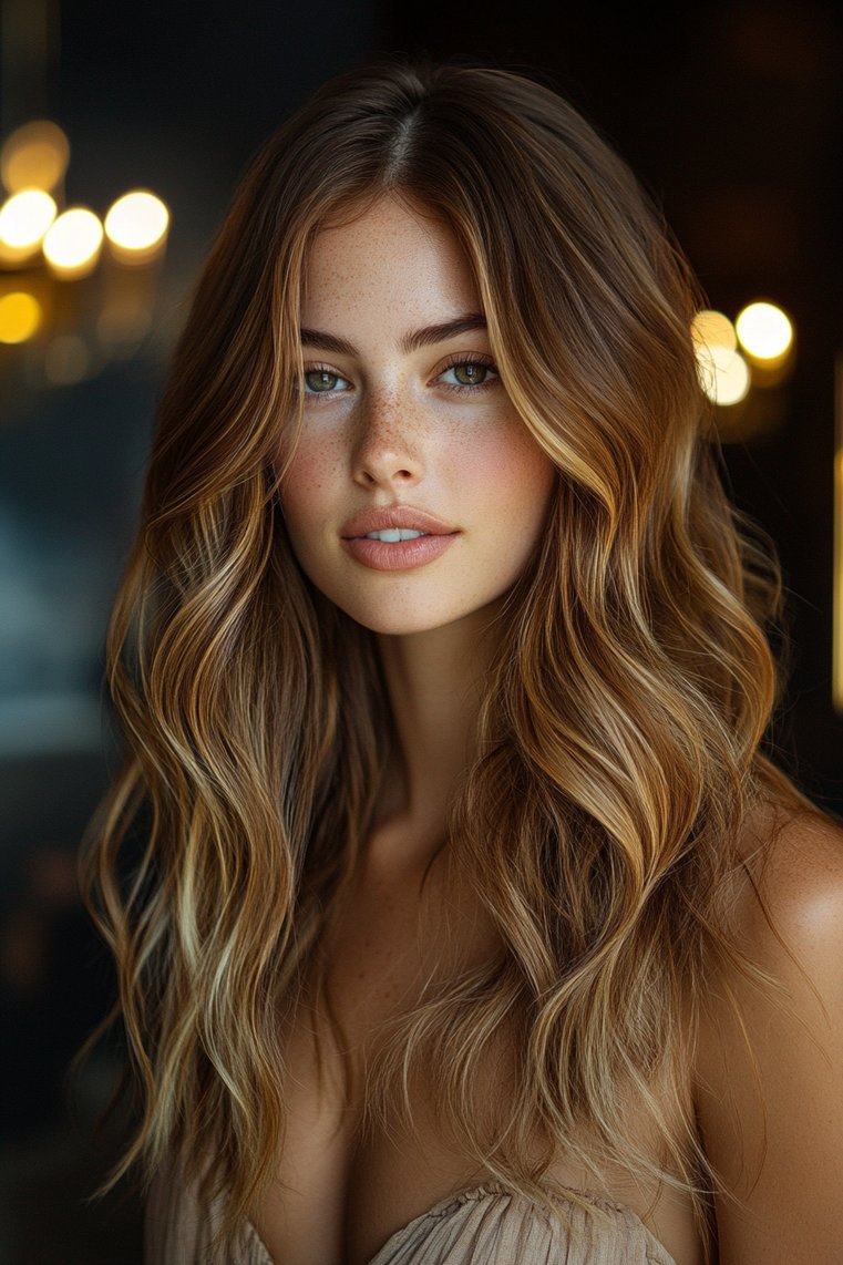 Honey and Chestnut Balayage