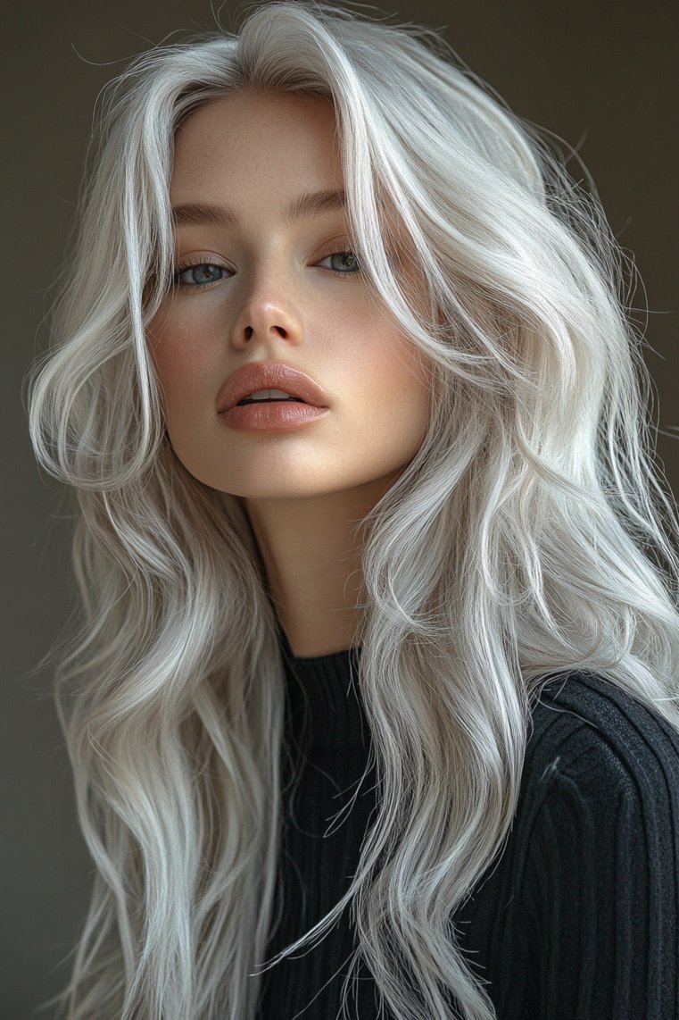 Iridescent Silver Highlights