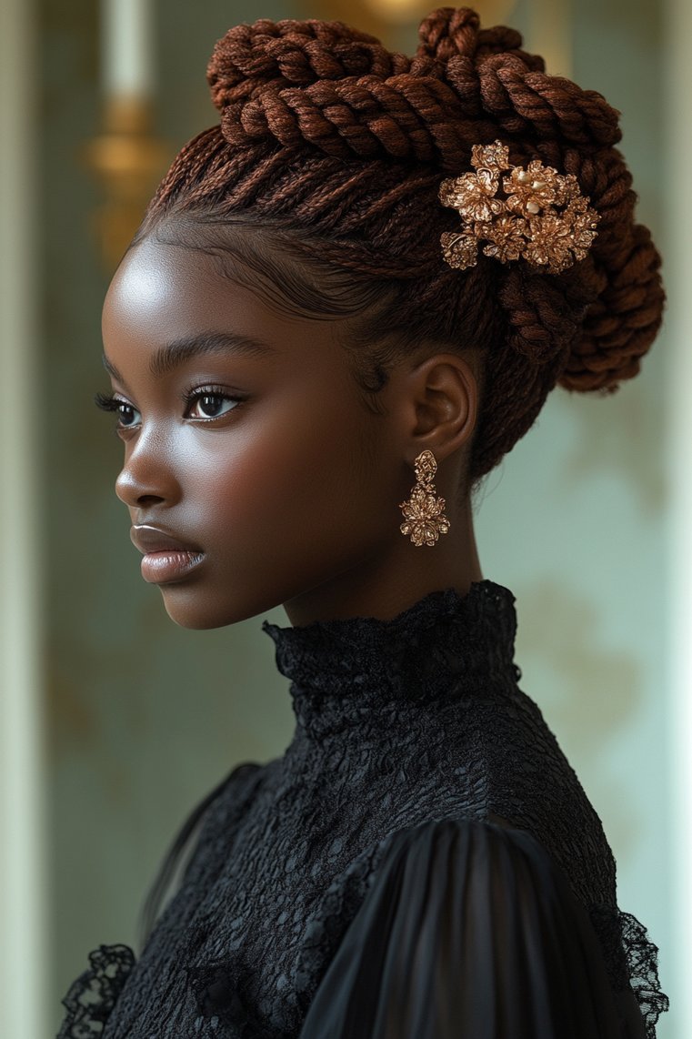 Knotted Braided Updo