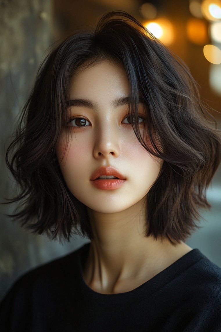 Korean-Style Layered Bob