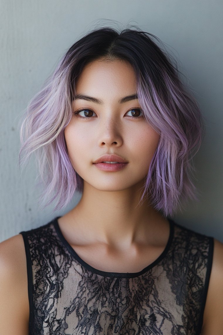 Lavender Peek-a-Boo Highlights
