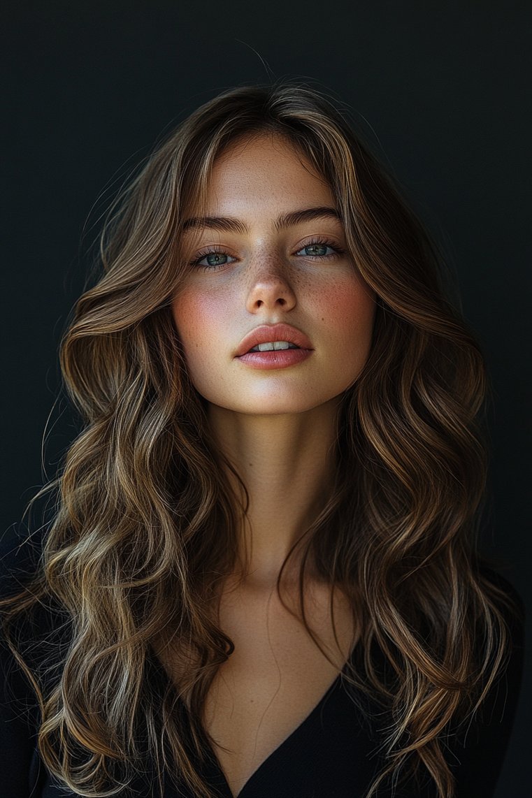 Layered Bangs With Long Hair