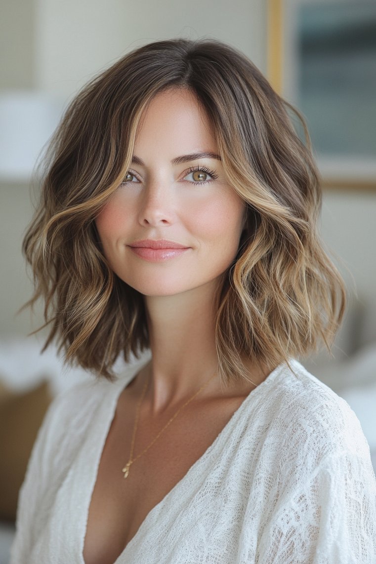 Layered Bob With Highlights
