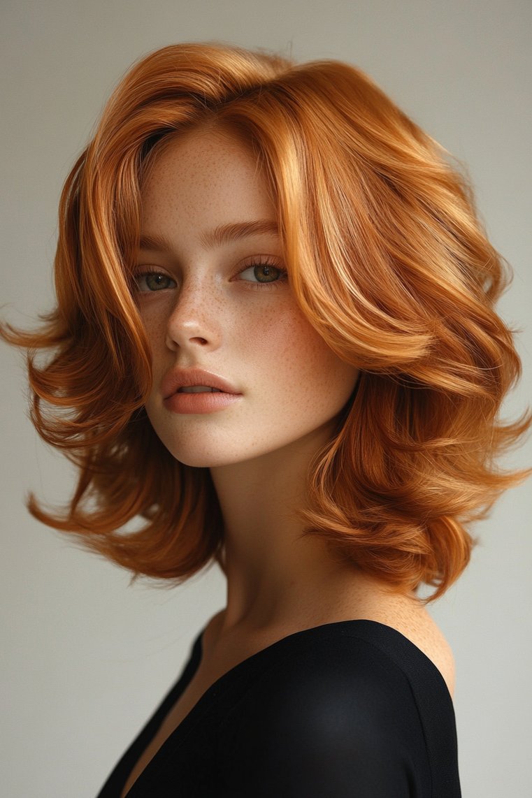 Layered Bob With Perm