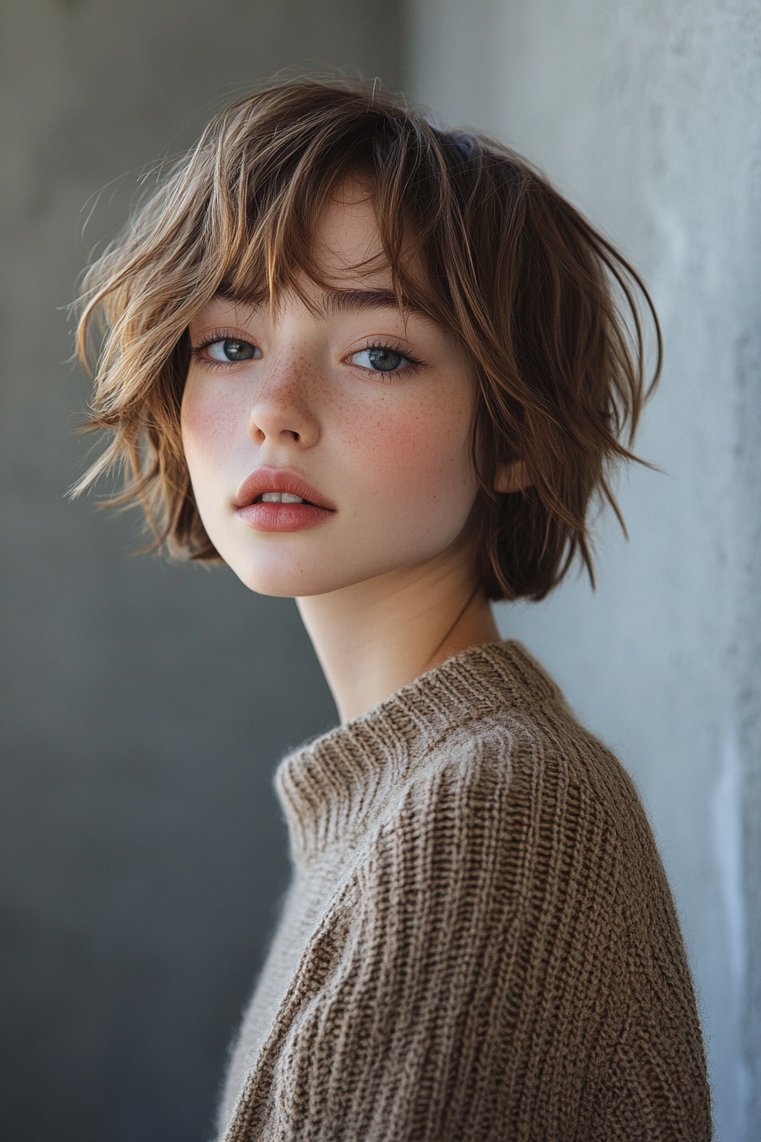 Layered Boy Cut