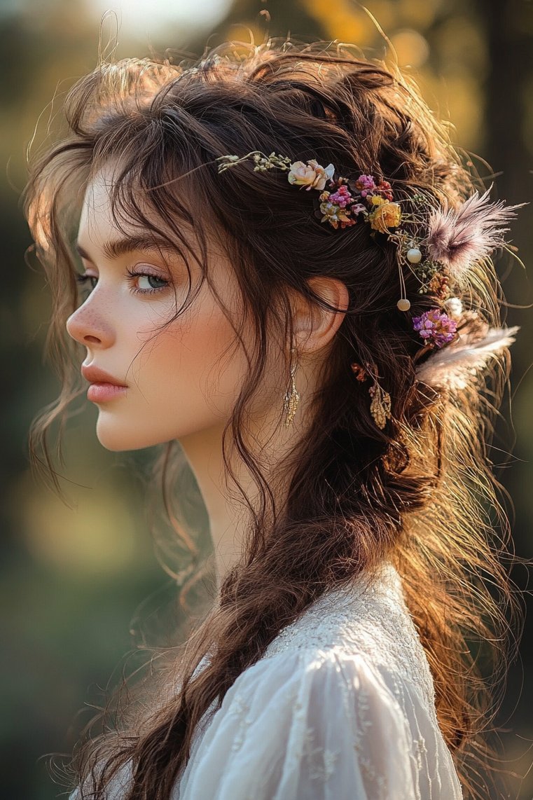 Layered Butterfly Cut for a Boho Vibe