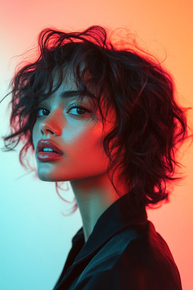 Layered Choppy Cut