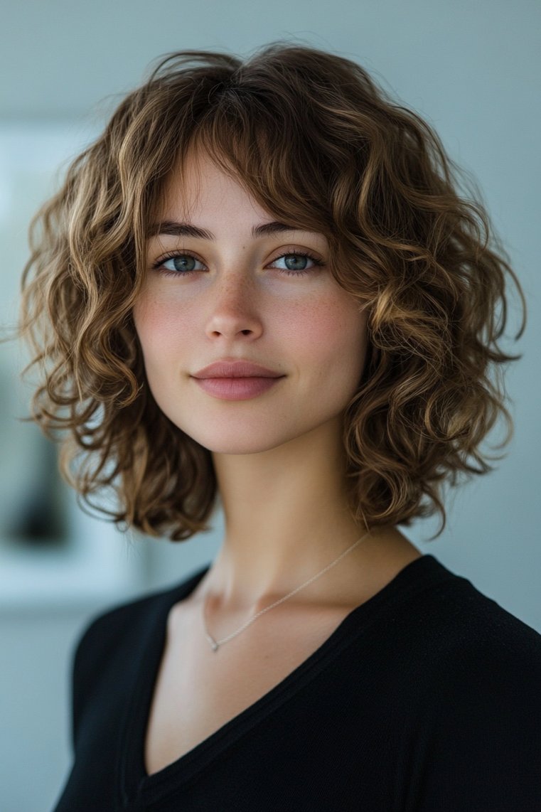 Layered Curly Pixie