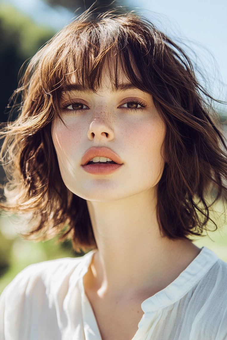 Layered Cut With Bangs