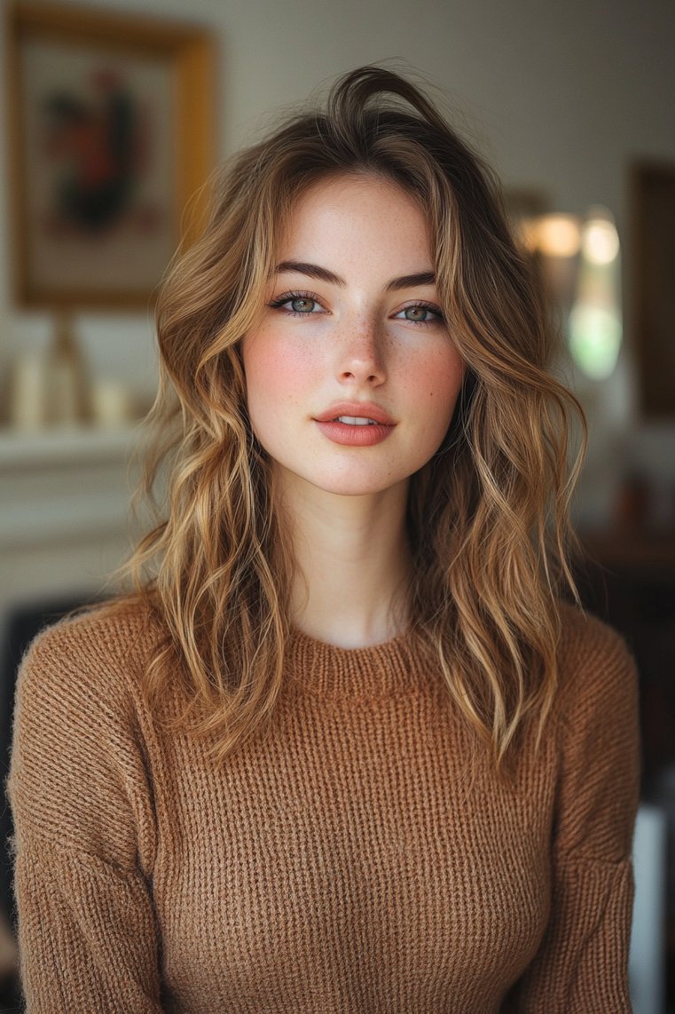 Layered Hair With a Playful Bounce