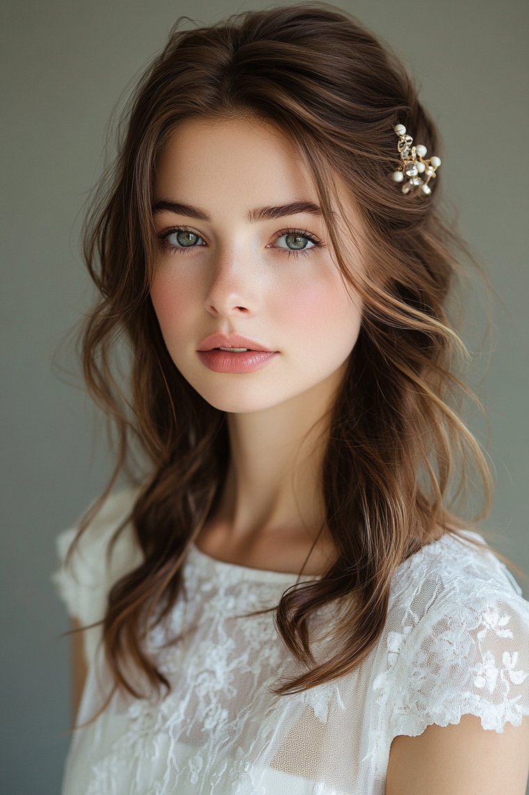 Layered Half-Up Half-Down
