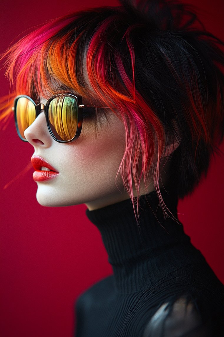 Layered Pixie With Fringe