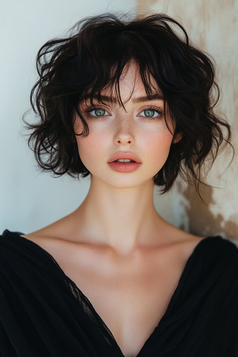 Layered Pixie With Fringe