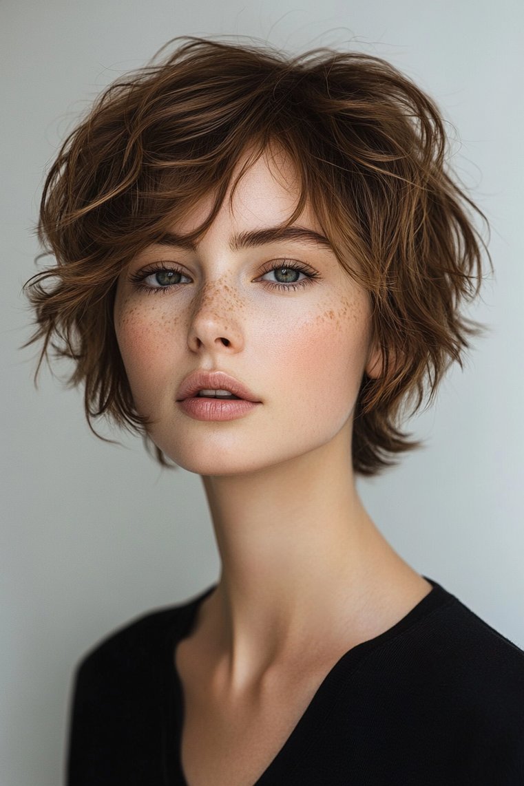 Layered Pixie With Texture
