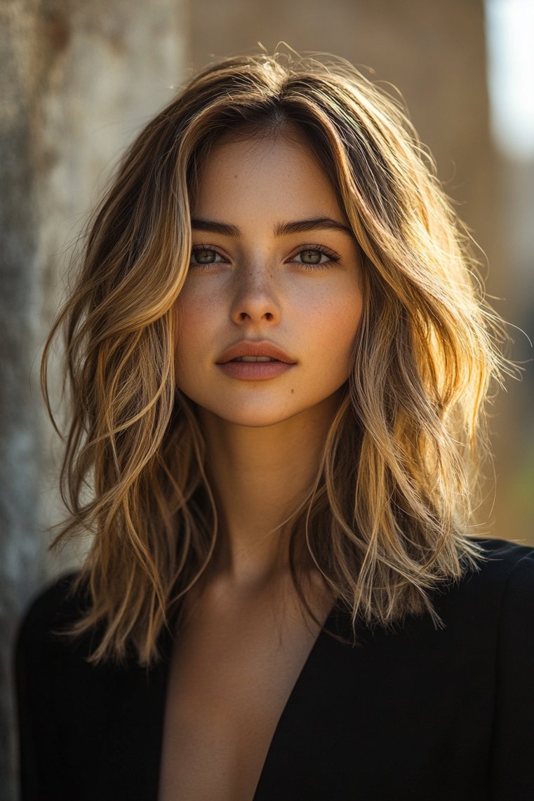 Layered Shag With a Soft Finish