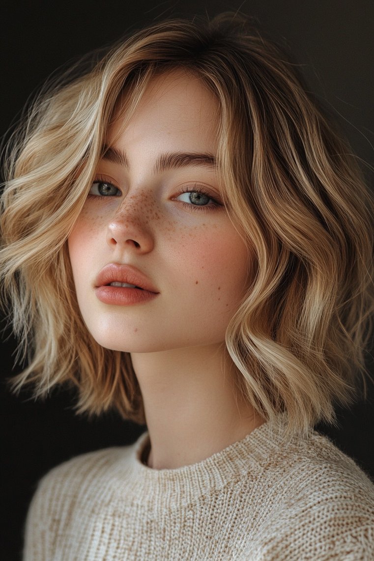 Layered Shaggy Bob