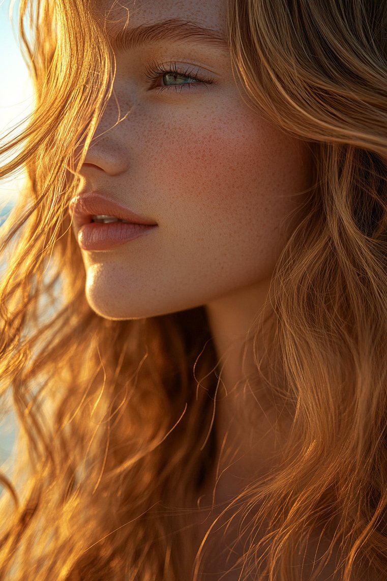 Light Brown Beach Waves