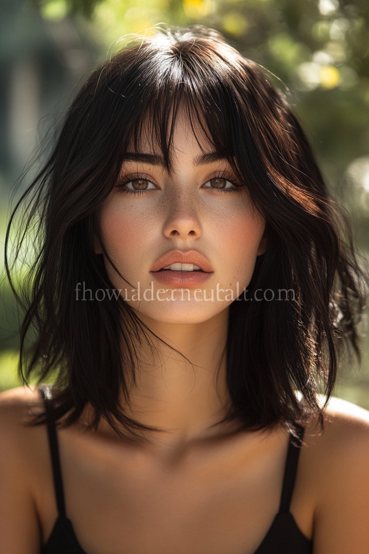 Light Brown Highlights for a Soft Dimension