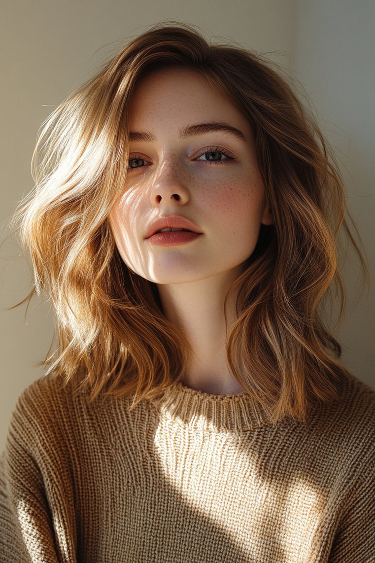 Light Brown Textured Lob