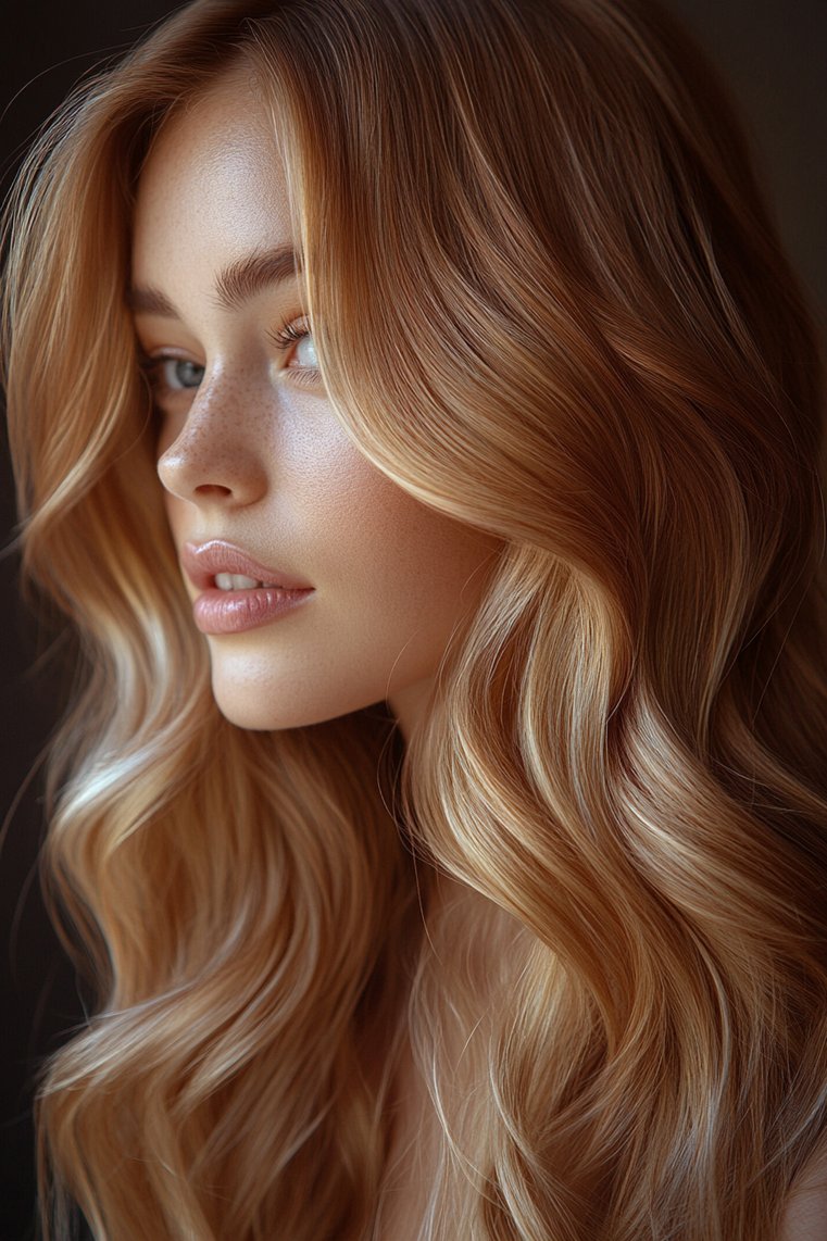 Light Brown With Pearl Gloss