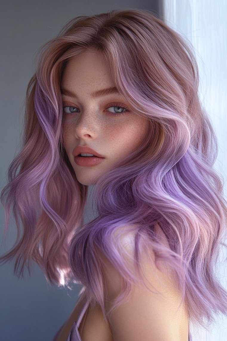Light Brown With a Touch of Lavender
