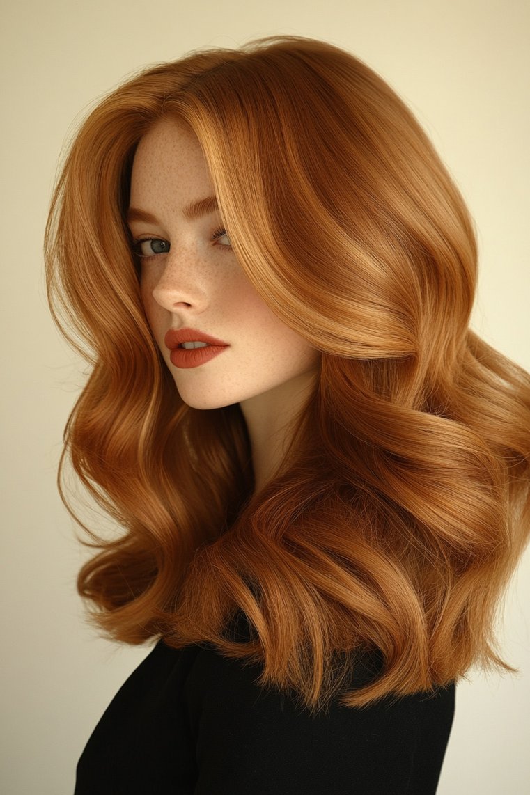 Light Brown and Mahogany Blend