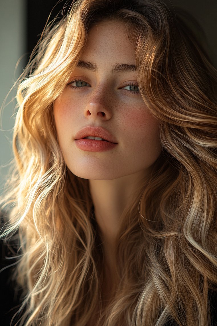 Light Brown and Platinum Mix