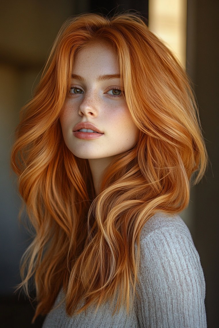 Light Copper Balayage