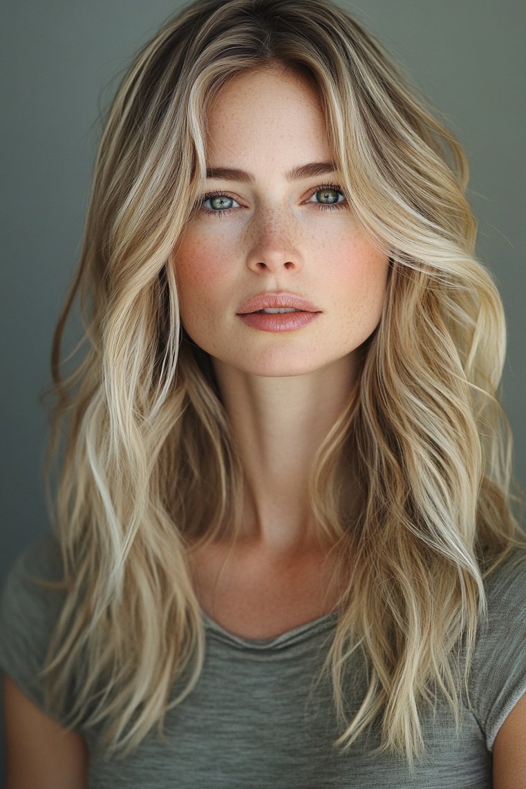 Light Vanilla Blonde Highlights for Fair Skin
