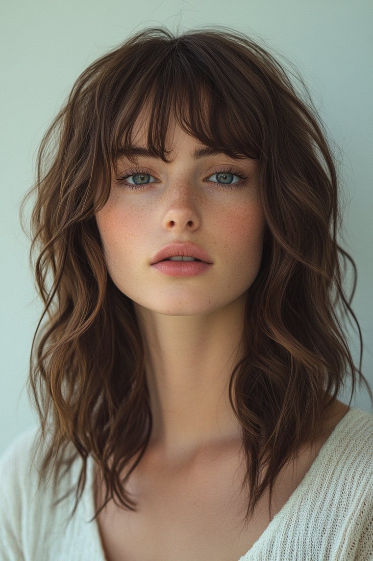 Long Bob With Bangs