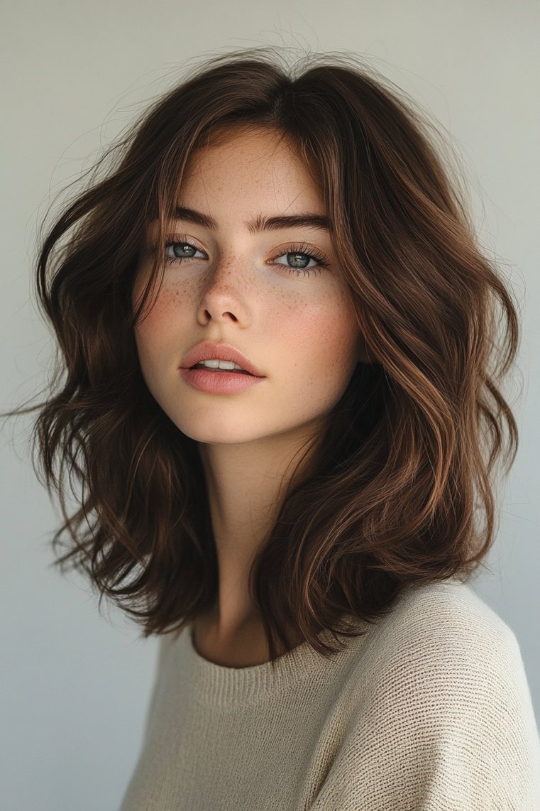 Long Bob With Face-Framing Layers