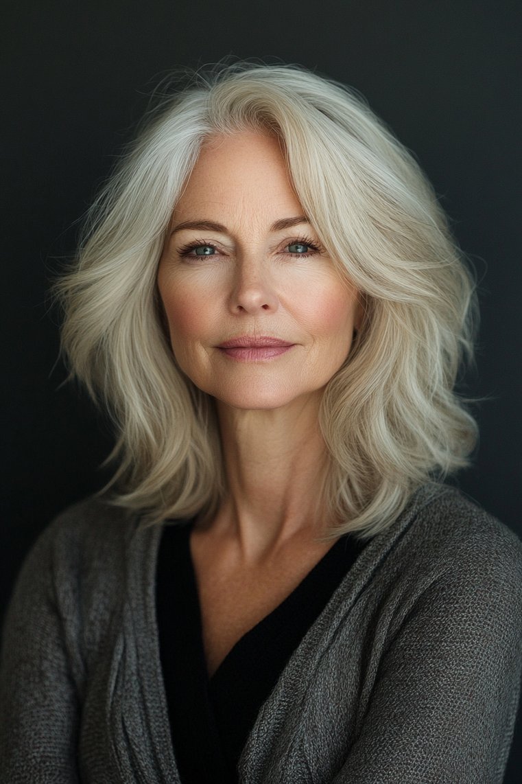 Long Bob With Face-Framing Layers
