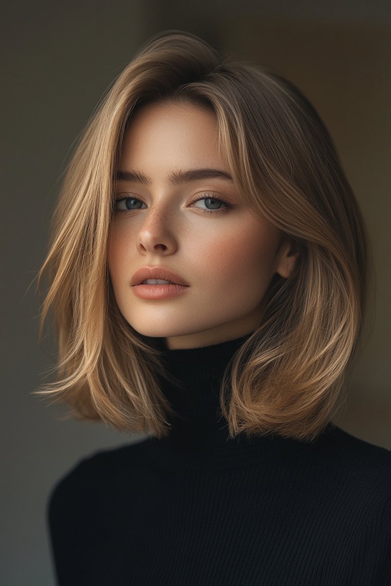 Long Bob With Feathered Layers