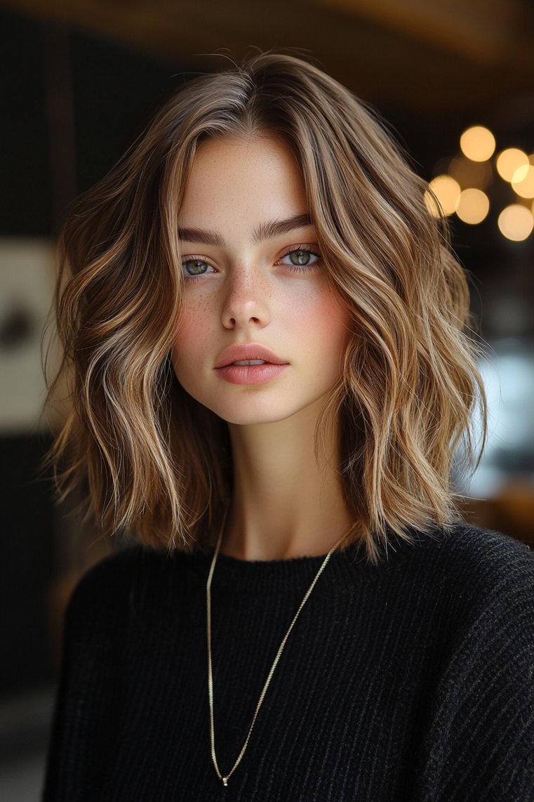 Long Bob With Textured Ends