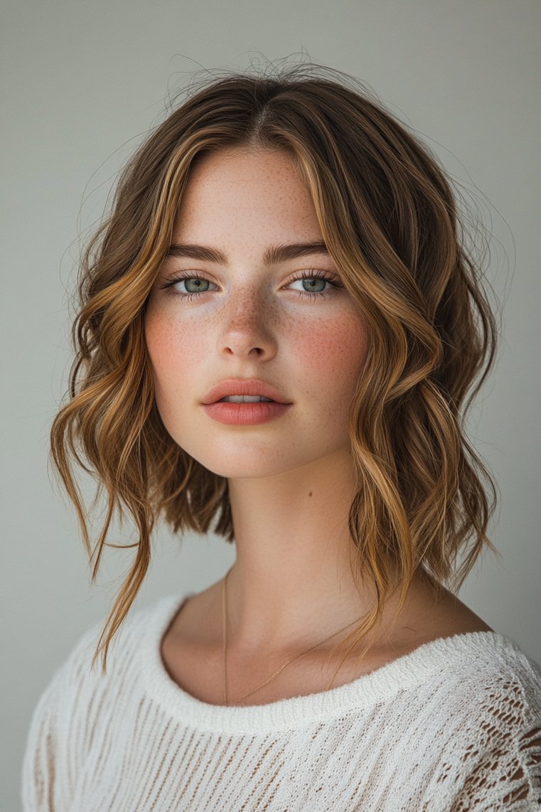 Long Bob With a Playful Twist