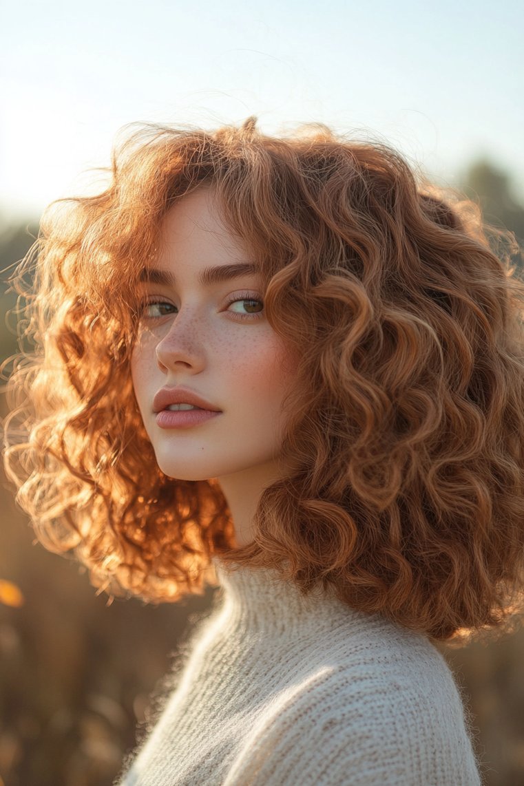 Long Curly Bob