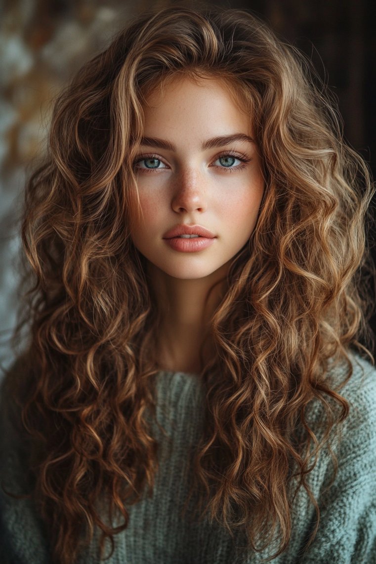 Long Curly Layers