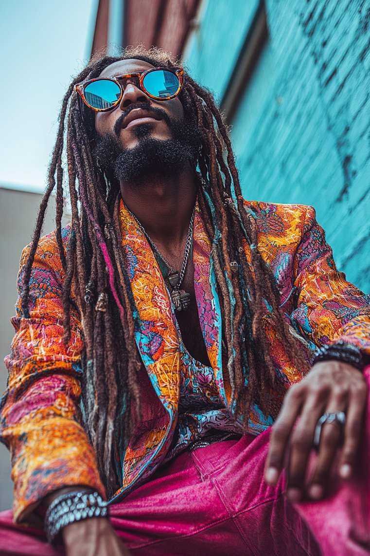 Long Dreadlocks With Braids