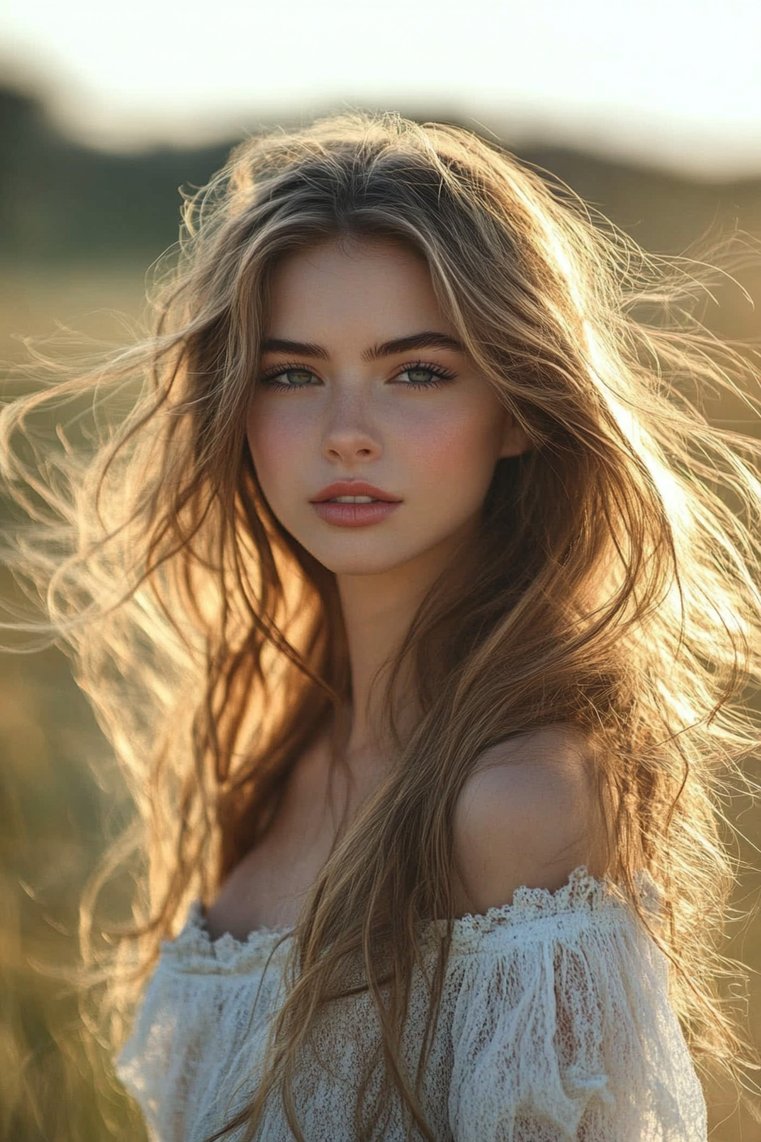 Long Hair With Beach Waves
