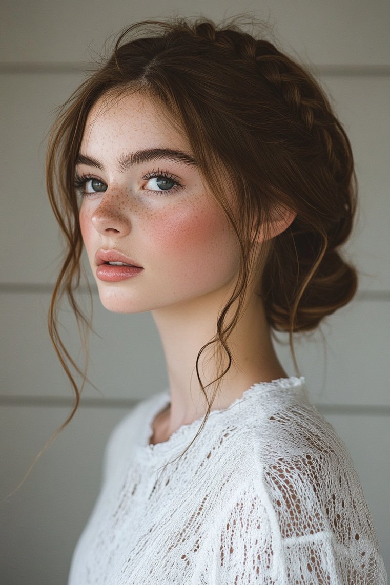 Long Hair With Deep Side Part