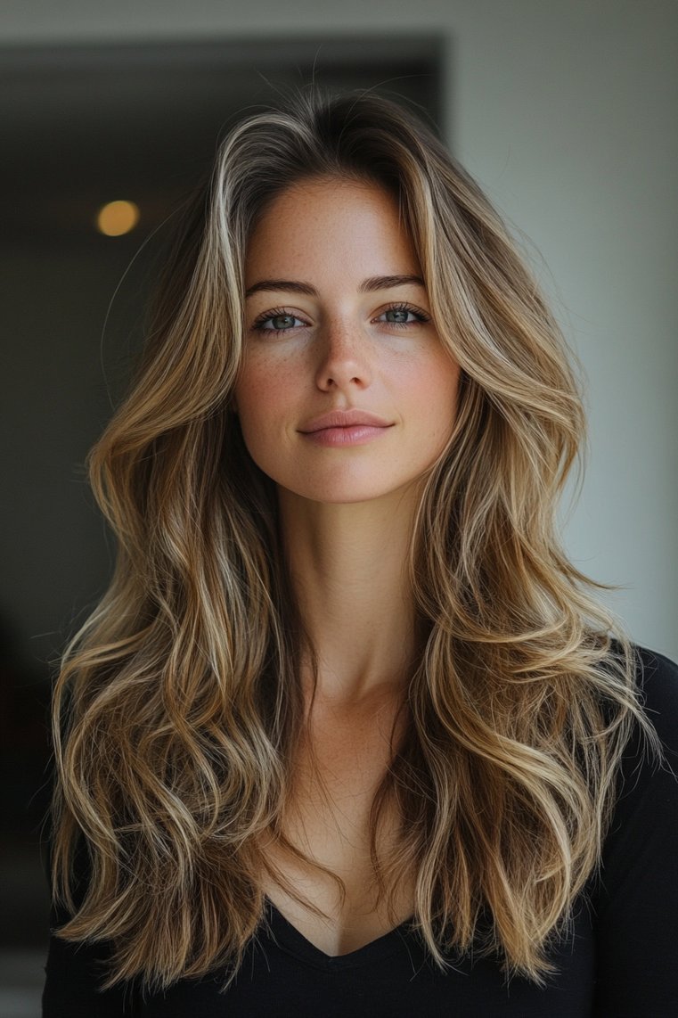 Long Hair With V-Cut Layers