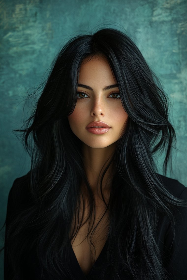 Long Hair With V-Cut