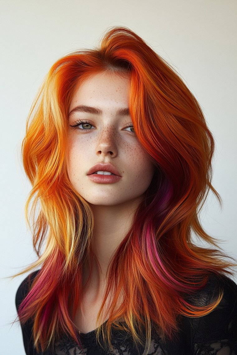 Long Layered Fade