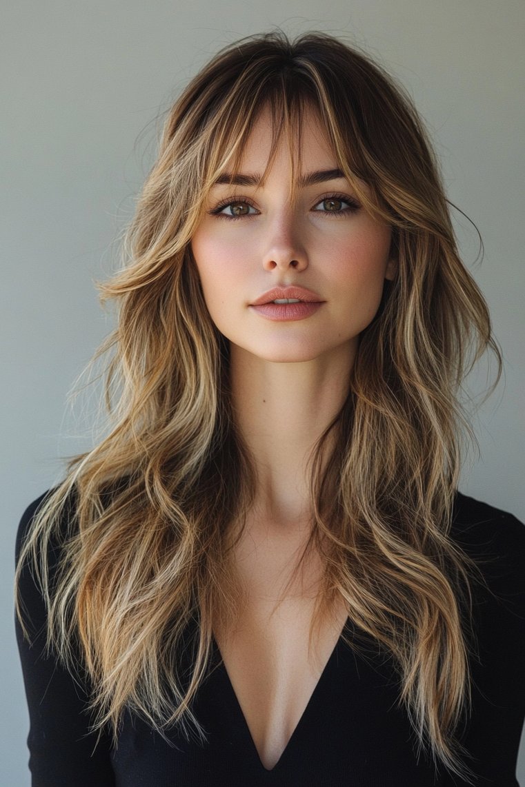 Long Layered Hair With Undercut