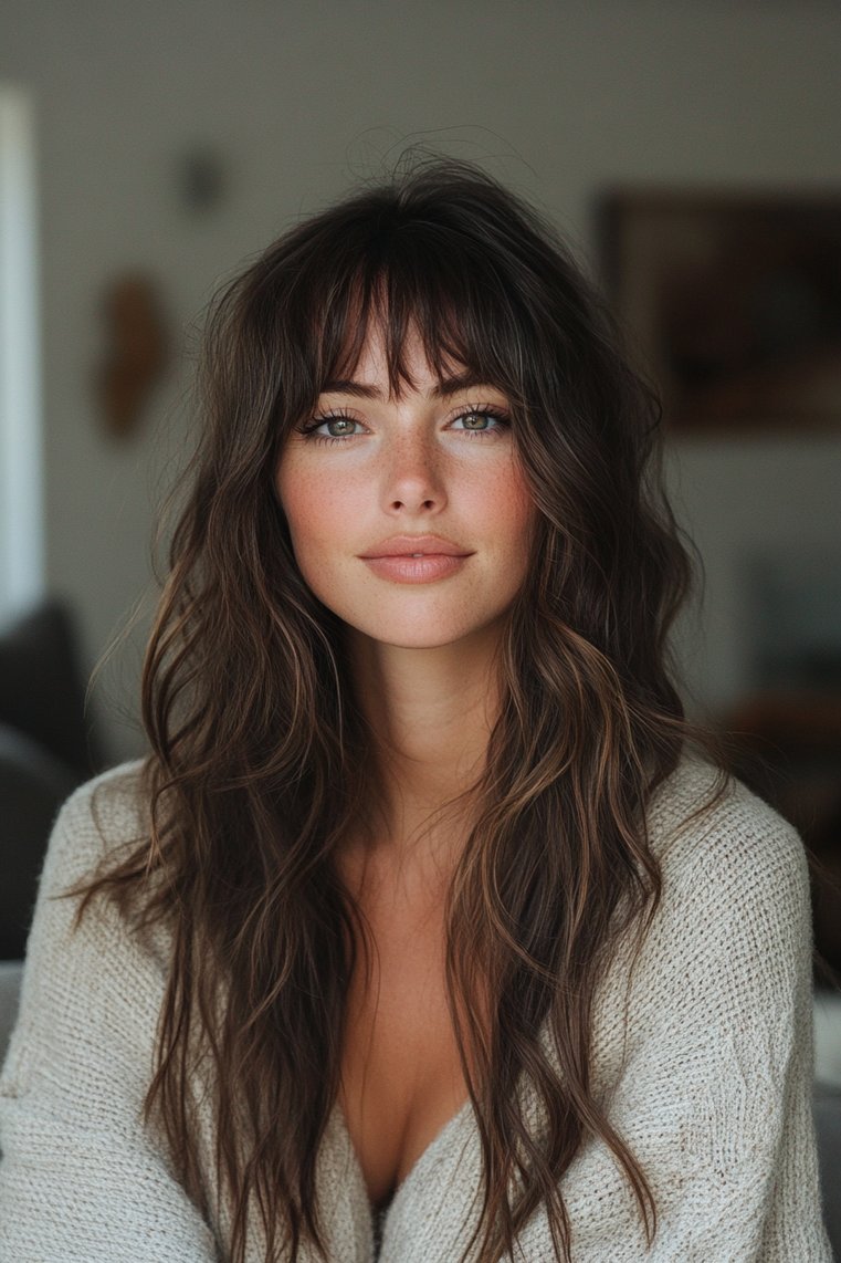 Long Layers With Bangs