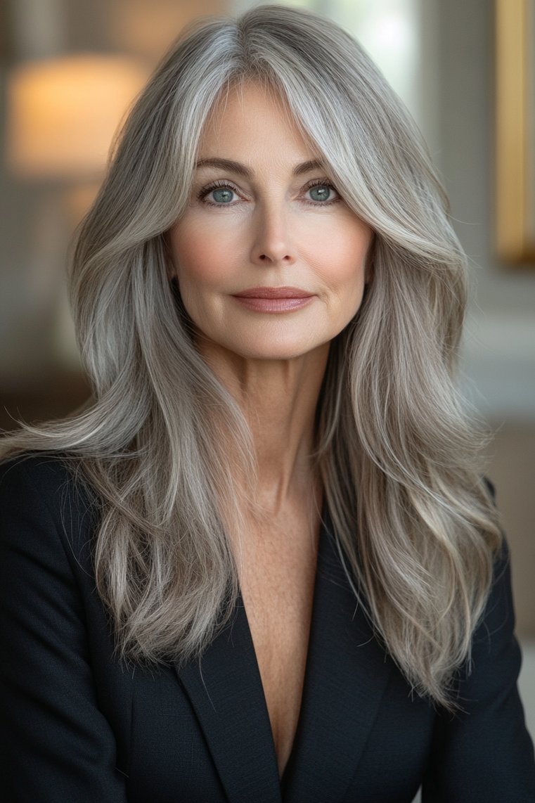 Long Layers With Bangs