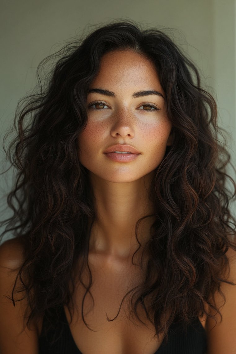 Long Layers With Curls
