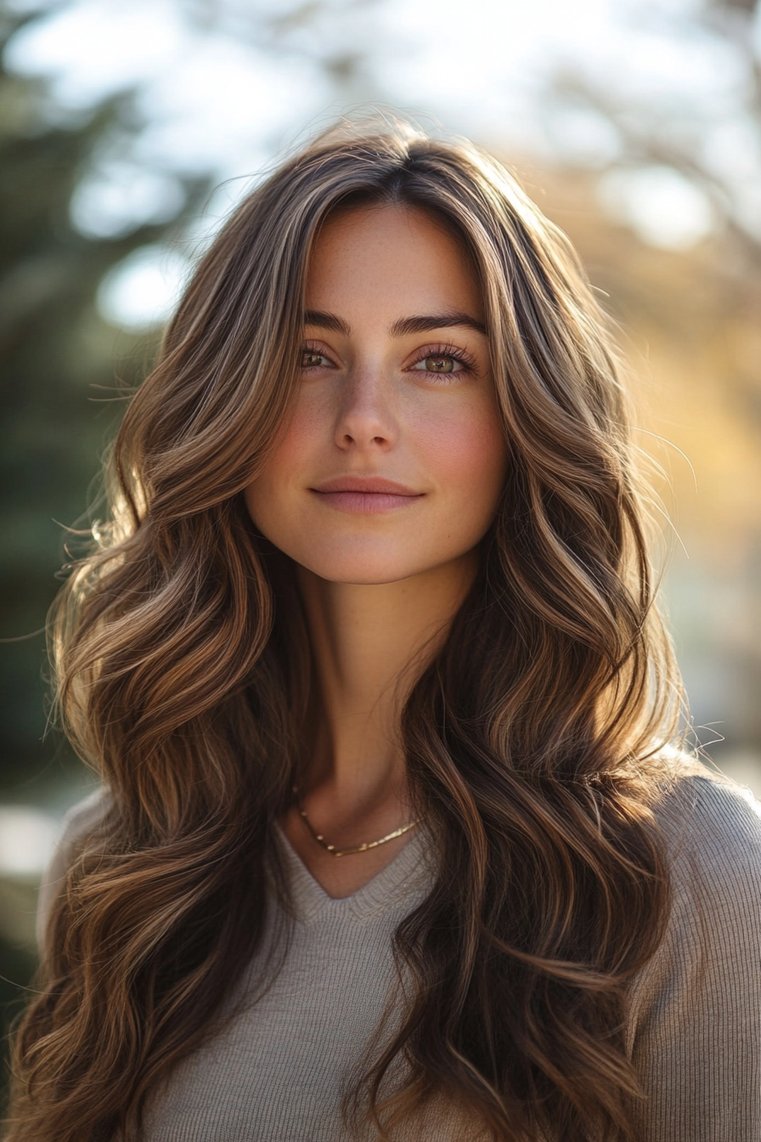 Long Layers With Loose Curls
