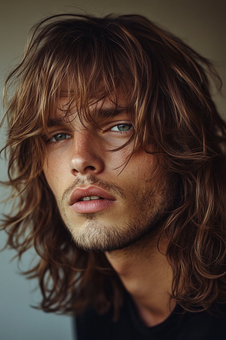 Long Layers With Wavy Bangs
