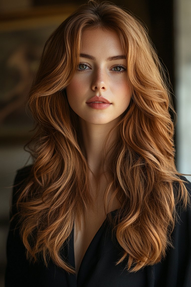 Long Layers for Thick Hair